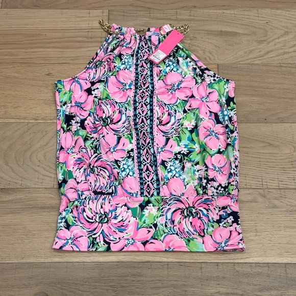 Top Ls Designer By Lilly Pulitzer In Red, Size:M main image 0